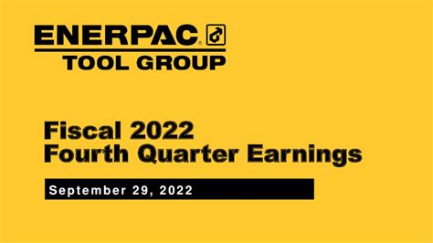 Enerpac: Fiscal Q4 Earnings Snapshot